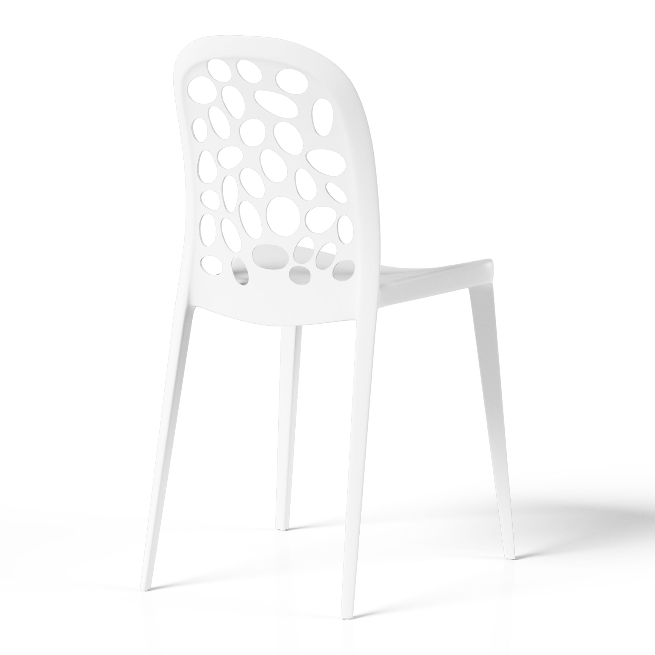 Polyform Stacking Dining Side Chair (Set of 2) Seahawk Designs Patio Dining Chairs