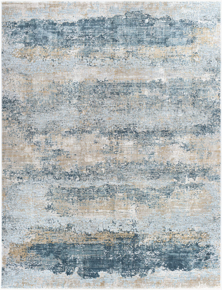 Brunswick Machine Woven Rug — Dusty Sage/Light Gray