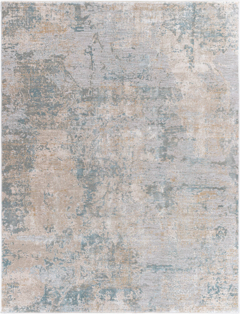 Brunswick Machine Woven Rug — Dusty Sage/Light Gray