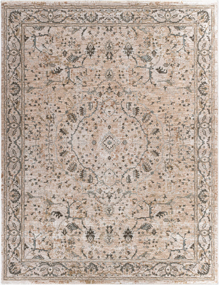 Brunswick Machine Woven Rug — Deep Teal/Dusty Sage