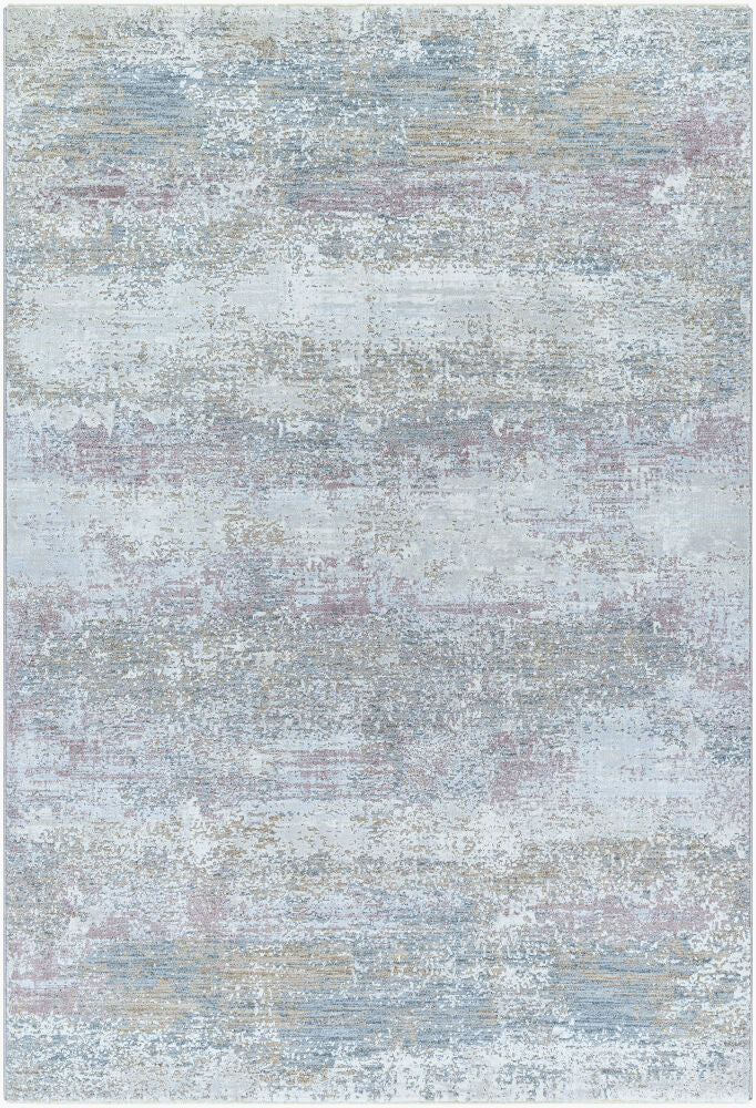 Brunswick Machine Woven Rug — Blue/Cream