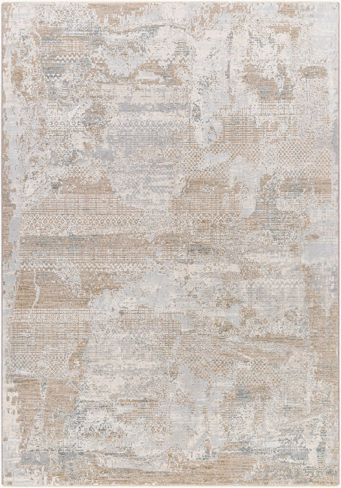 Brunswick Machine Woven Rug — Blue/Cream