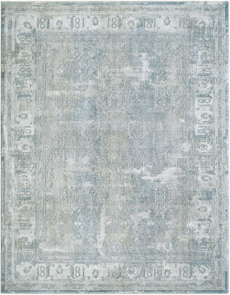 Brunswick Machine Woven Rug — Charcoal/Cream