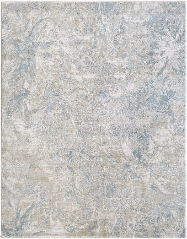 Brunswick Machine Woven Rug — Blue/Charcoal