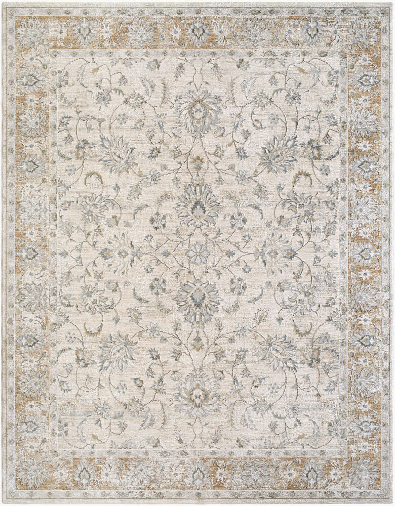 Brunswick Machine Woven Rug — Charcoal/Cream