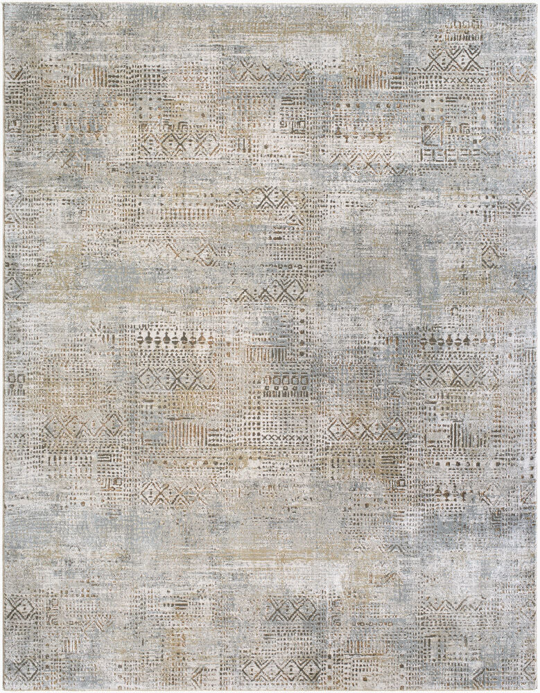 Brunswick Machine Woven Rug — Charcoal/Cream
