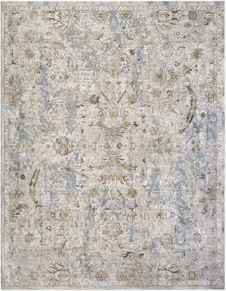 Brunswick Machine Woven Rug — Charcoal/Cream