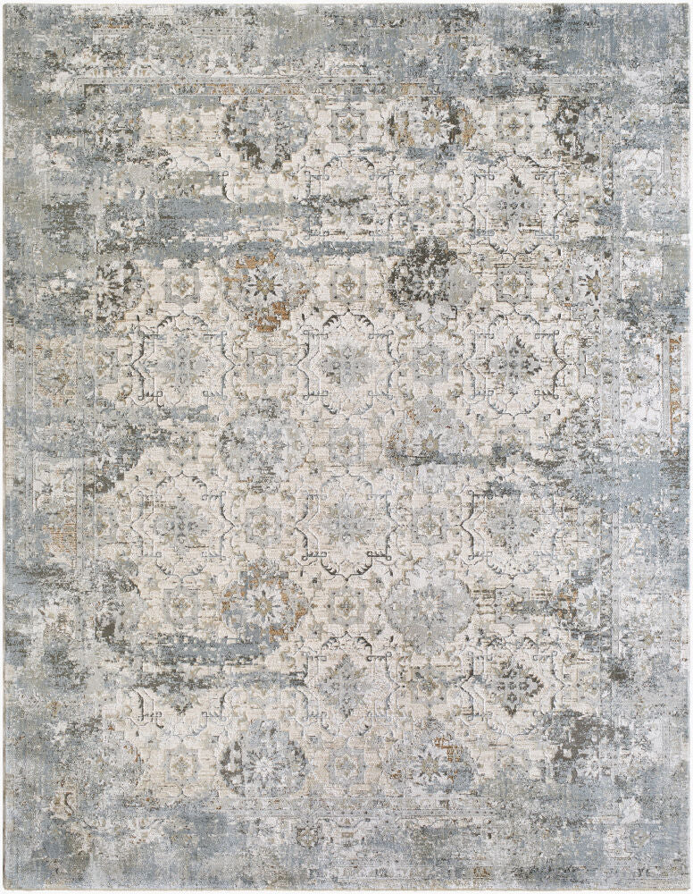 Brunswick Machine Woven Rug — Charcoal/Cream