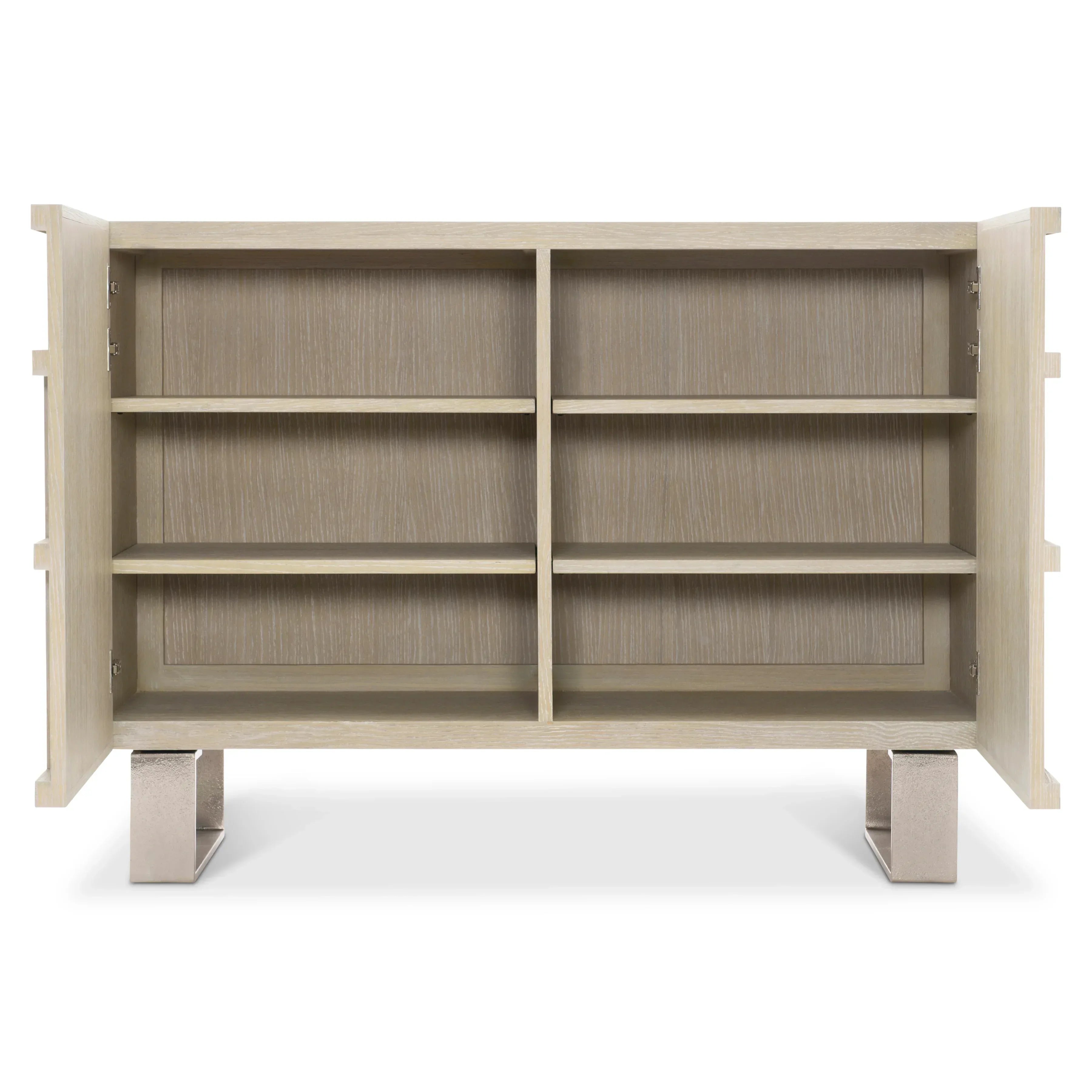 Bernhardt Solaria Door Chest — Four Adjustable Shelves in Dune Bernhardt Chest