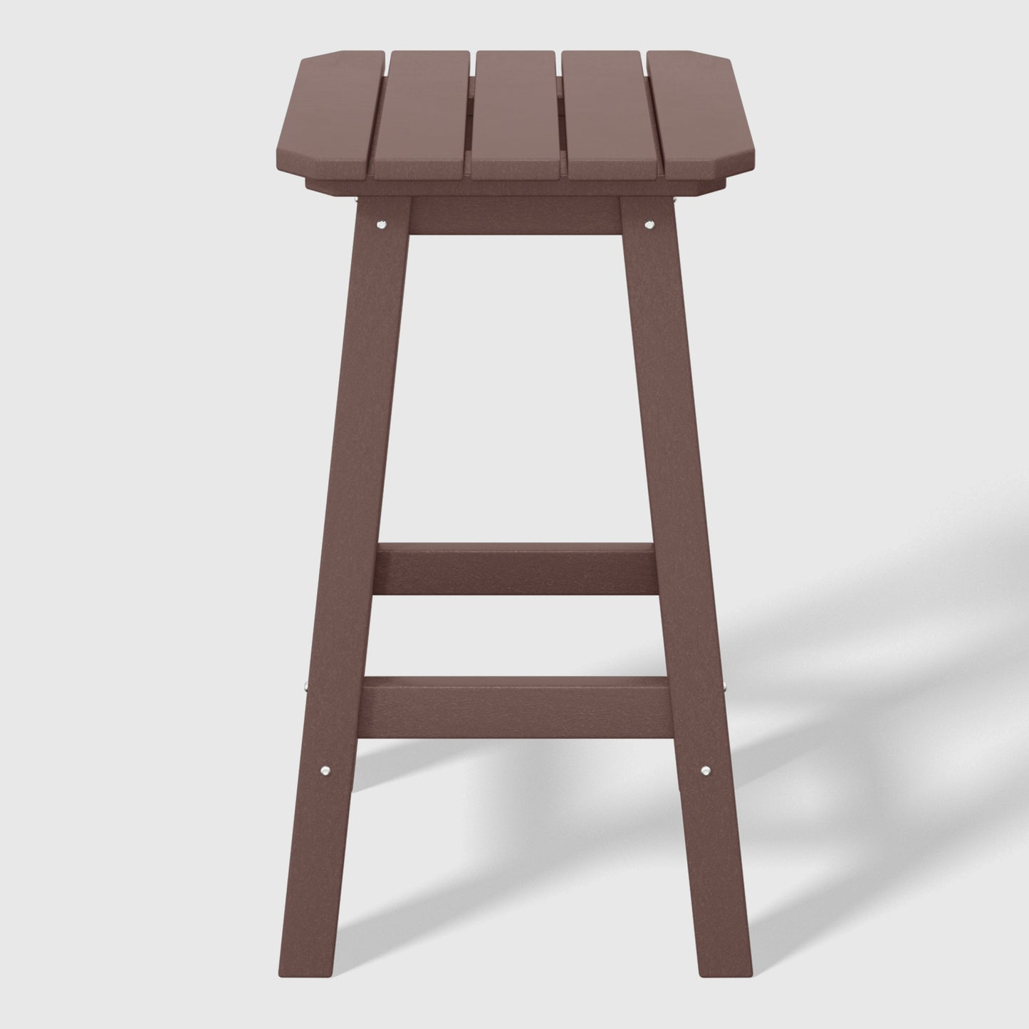 Stockholm All-Weather Outdoor Square Counter Stool (24" Seat Height) Seahawk Designs Patio Bar & Counter Stools