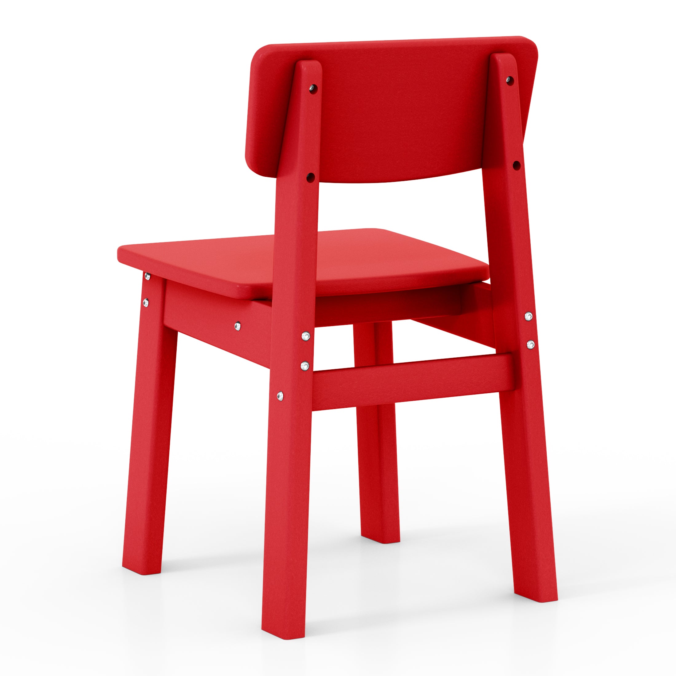 Tiny Terraces Essentials Kids' All-Weather Outdoor Dining Chair (Set of 2) Seahawk Designs Kids Patio Dining Chairs