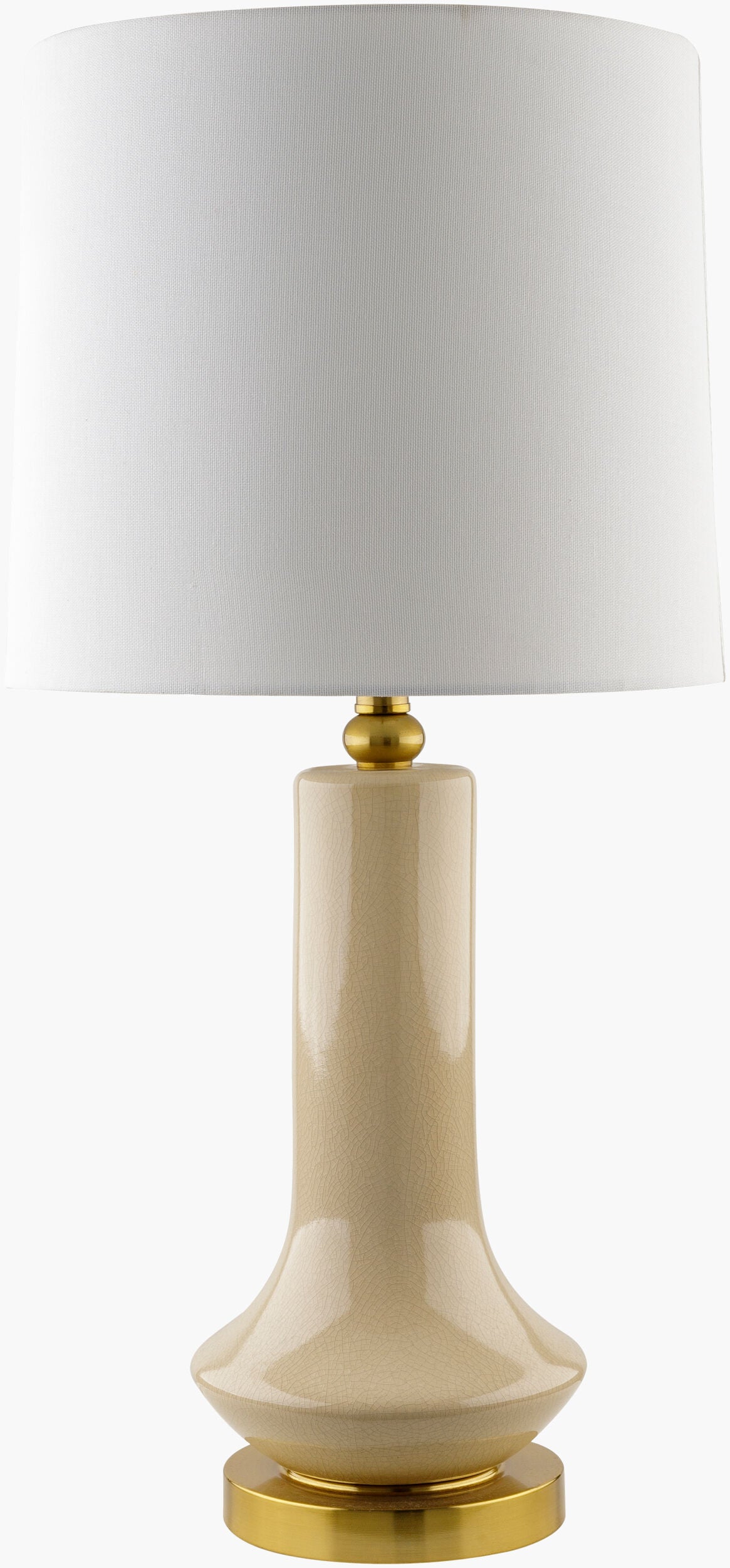 Bozrah Accent Table Lamp — Cream