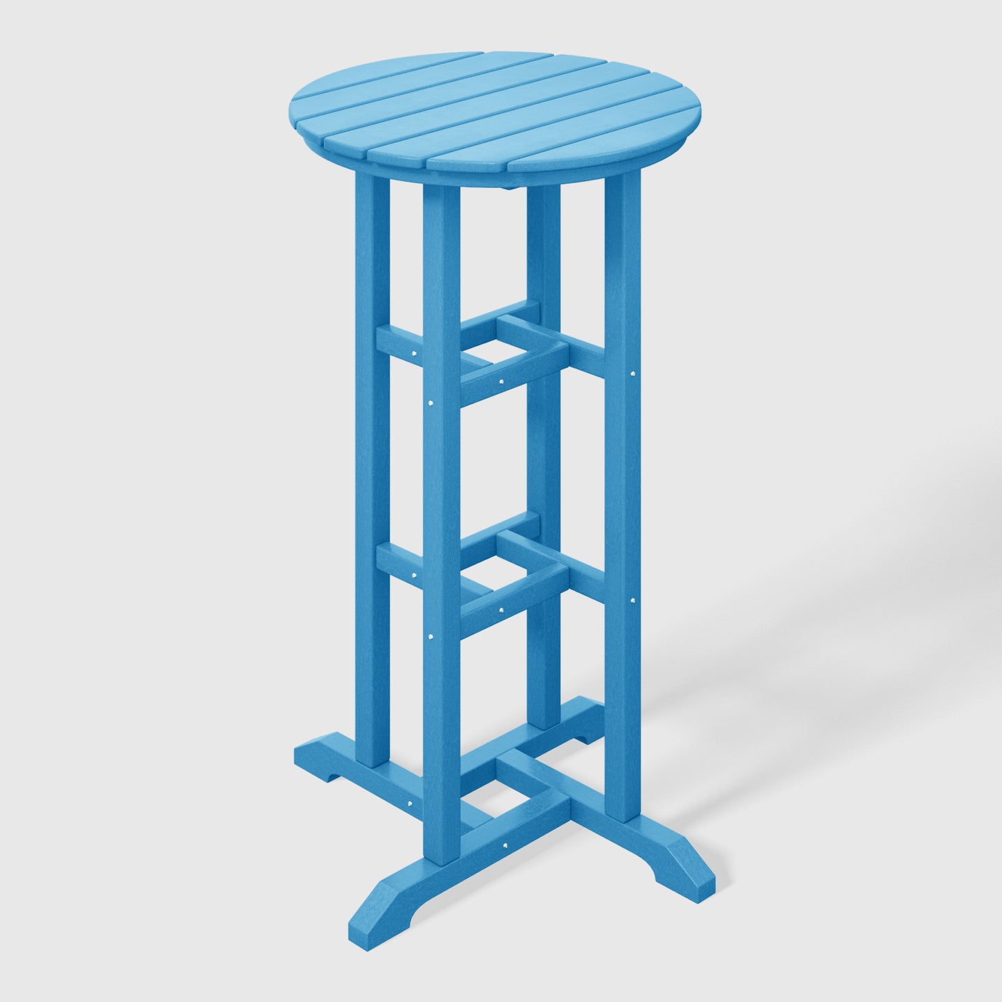 Stockholm All-Weather Outdoor Round Bar Bistro Table (42" Height) Seahawk Designs Patio Bar Tables
