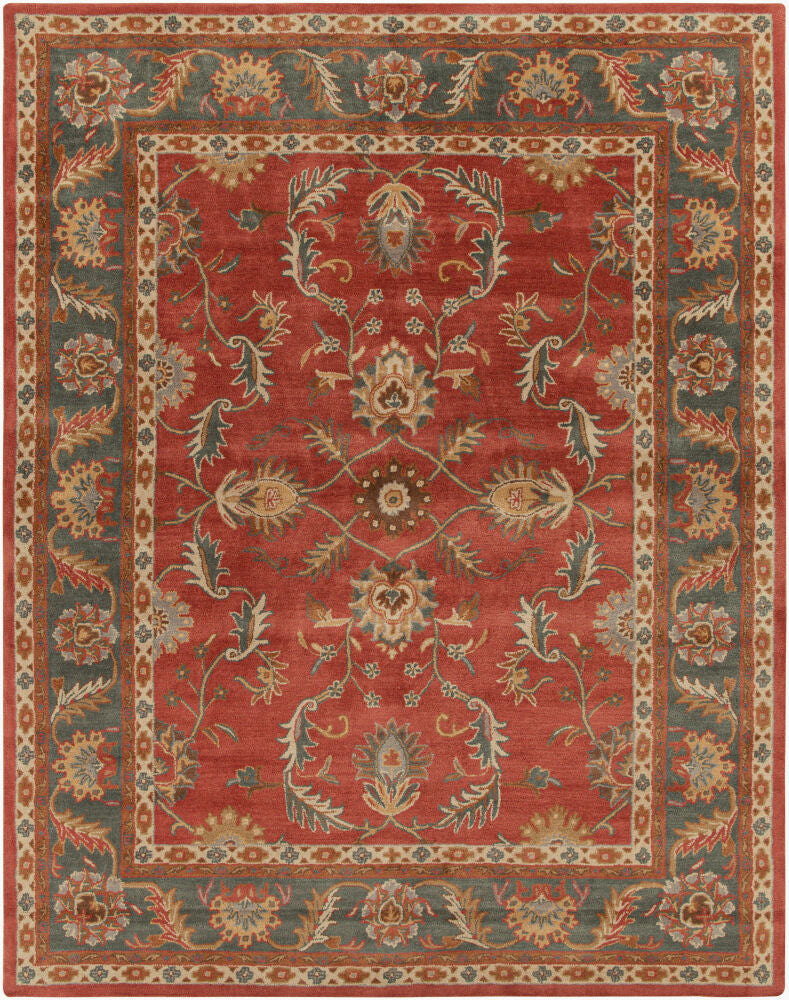 Caesar Handmade Rug — Dark Brown/Light Gray