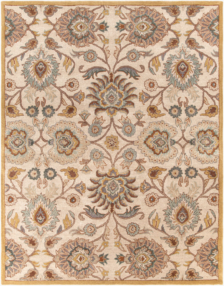 Caesar Handmade Rug — Brown/Burnt Orange