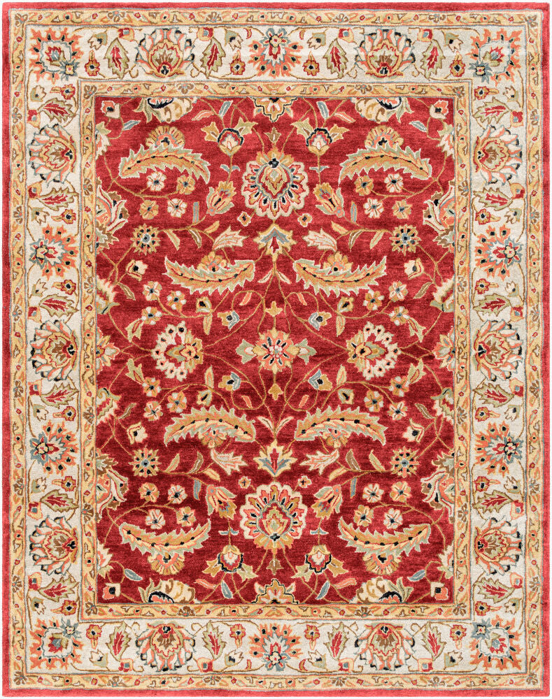 Caesar Handmade Rug — Black/Blush
