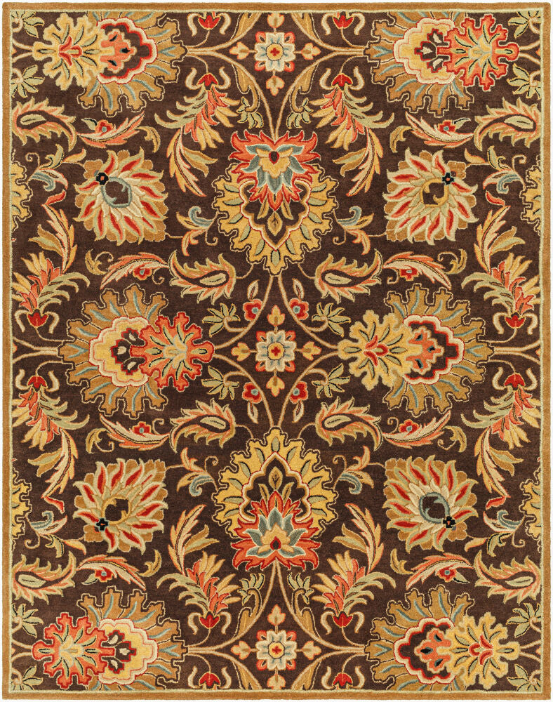 Caesar Handmade Rug — Black/Brown