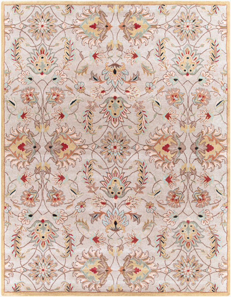 Caesar Handmade Rug — Black/Blush