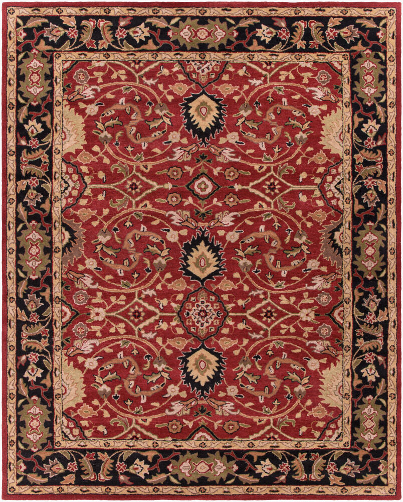 Caesar Handmade Rug — Beige/Black