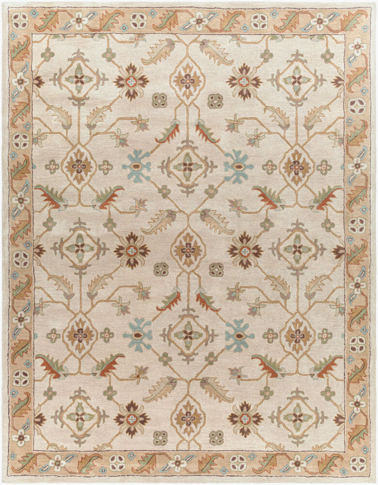 Caesar Handmade Rug — Brown/Dark Brown