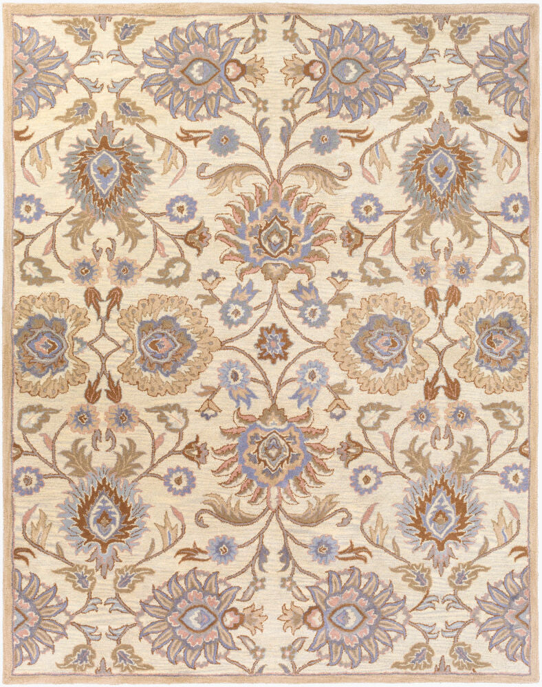 Caesar Handmade Rug — Brown/Denim