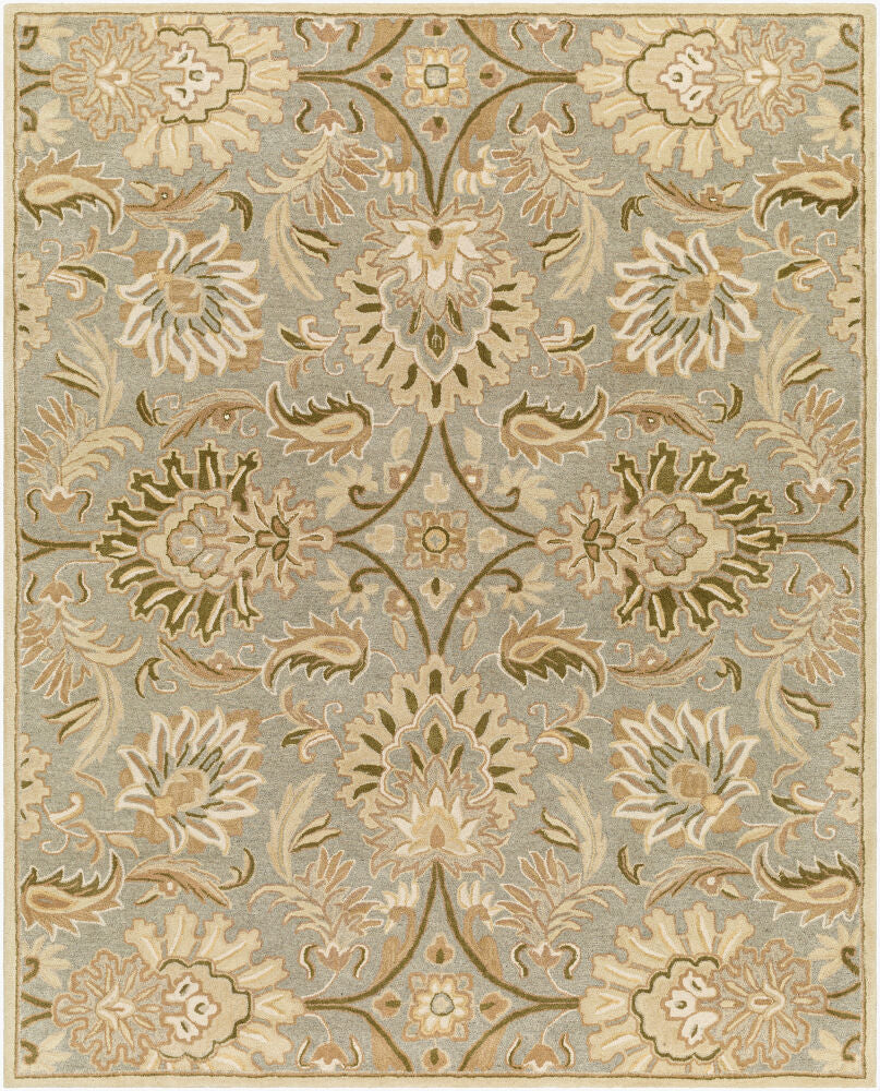 Caesar Handmade Rug — Gray/Ivory