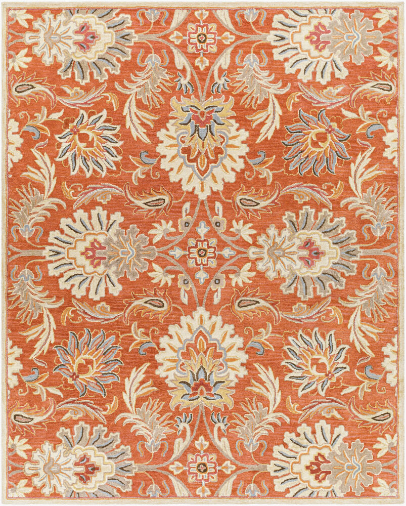 Caesar Handmade Rug — Dark Brown/Dusty Sage