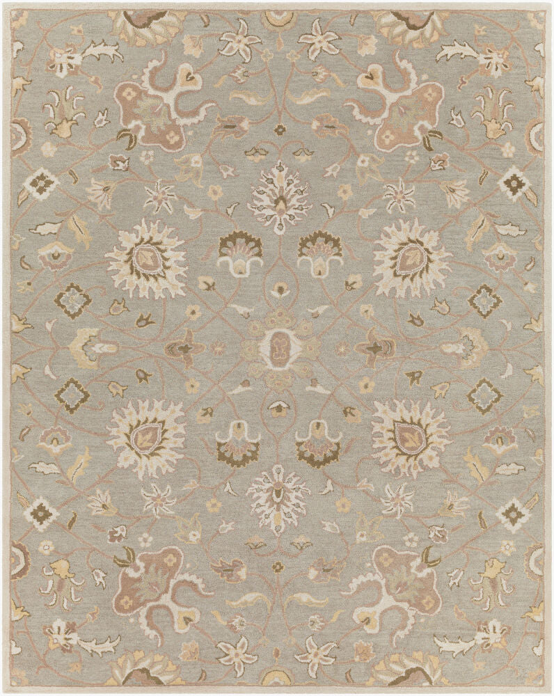 Caesar Handmade Rug — Gray/Ivory