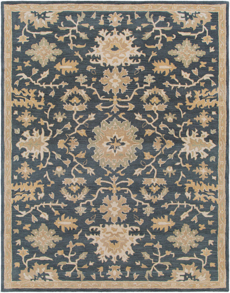 Caesar Handmade Rug — Brown/Dusty Sage