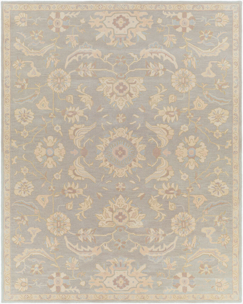 Caesar Handmade Rug — Beige/Charcoal