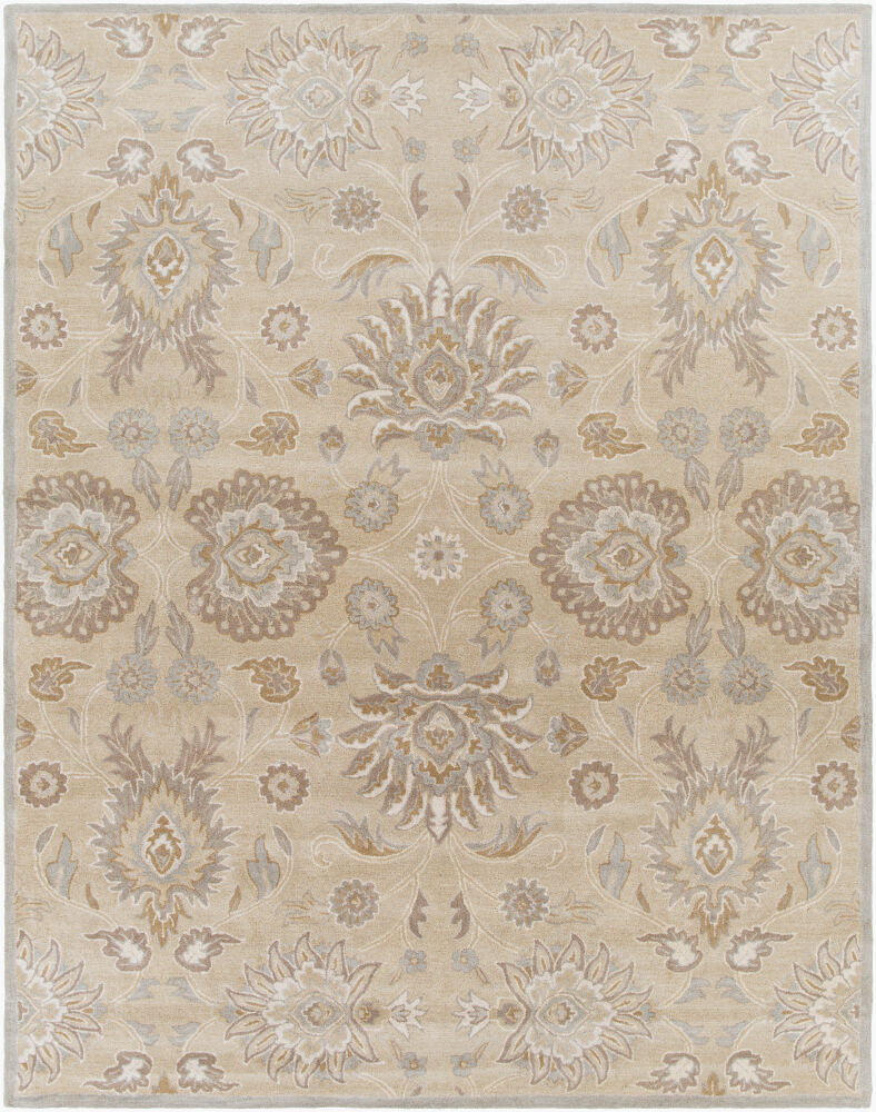Caesar Handmade Rug — Ivory/Light Brown