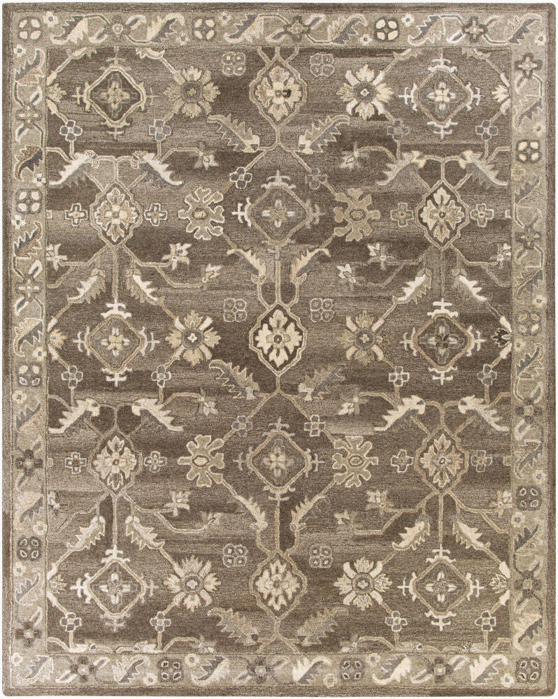 Caesar Handmade Rug — Black/Brown