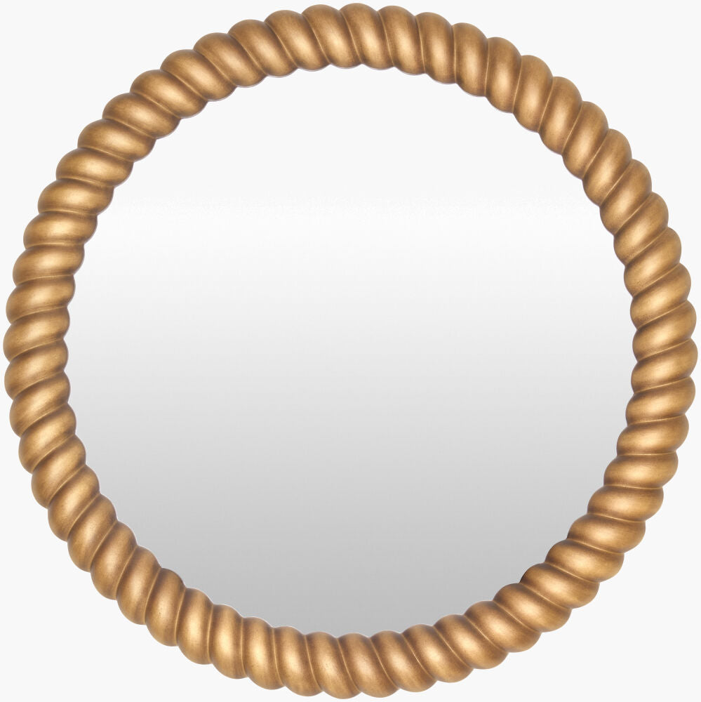 Cahaya Accent Mirror — Brown