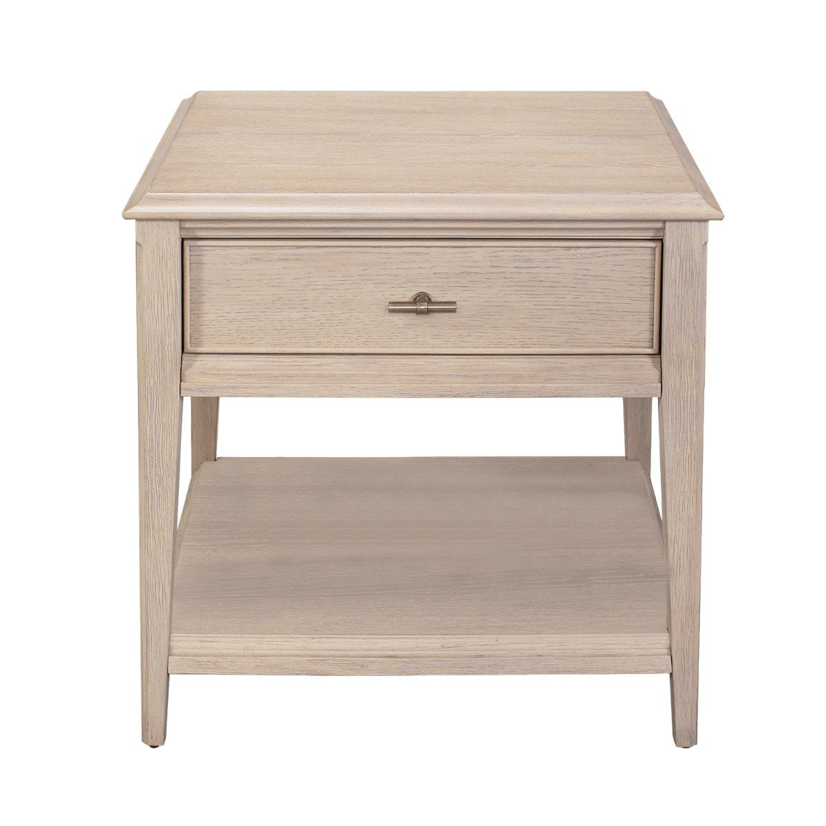 Riverside Carmella End Table — A Landing Spot in Light Pebble Oak Riverside Furniture End Table