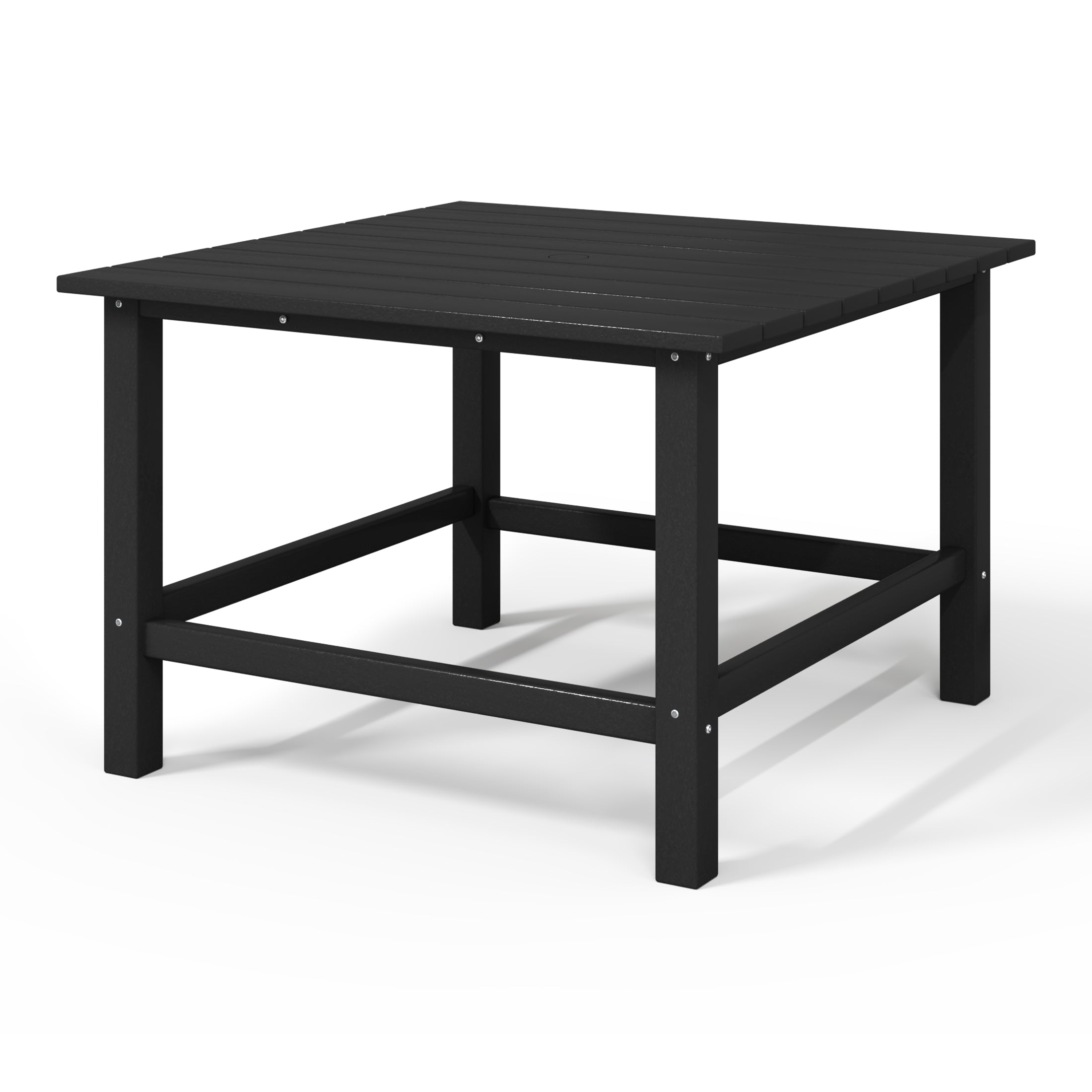 Tiny Terraces Kids' All-Weather Outdoor Square Dining Table (31" Top) Seahawk Designs Kids Patio Dining Tables
