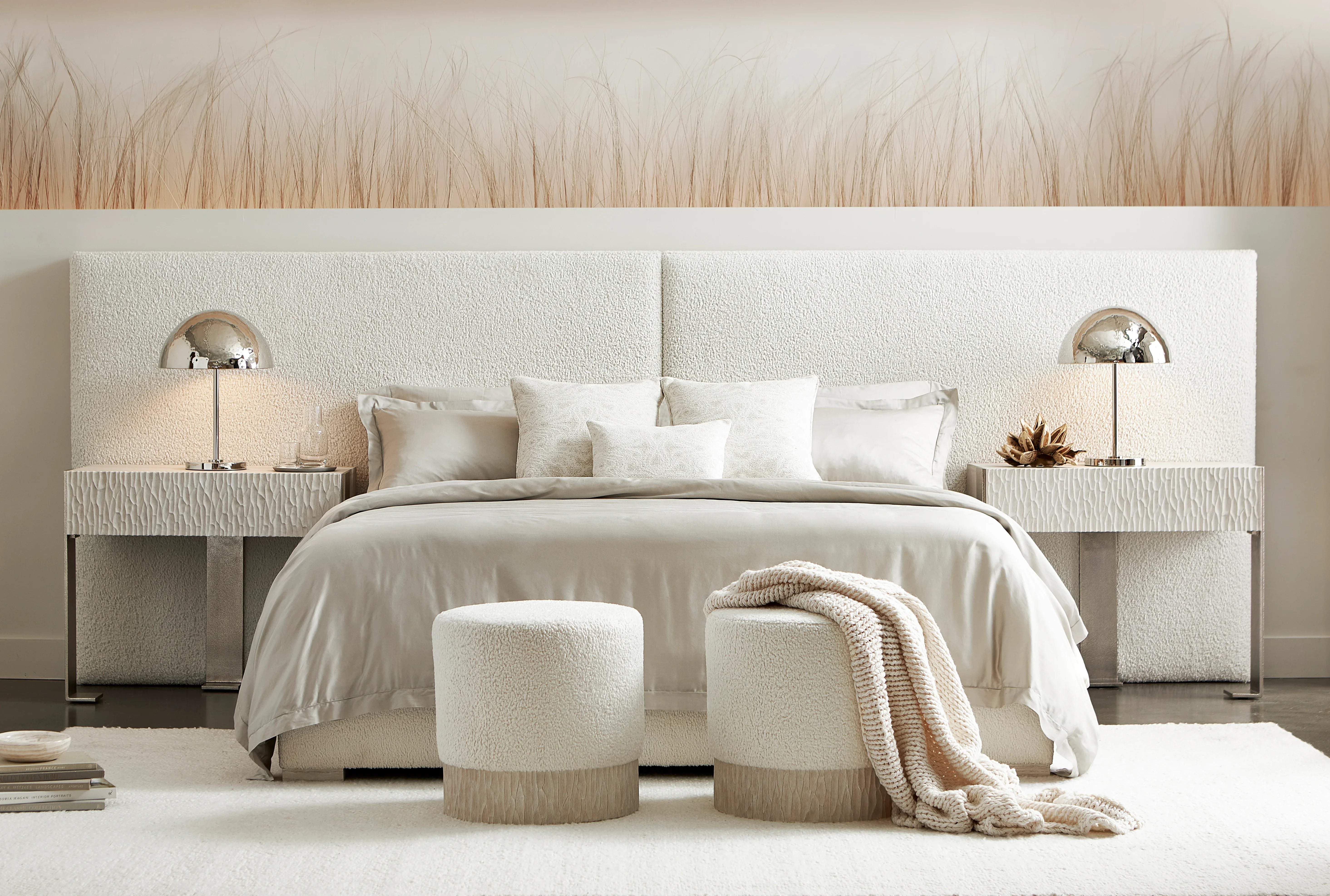 Bernhardt Solaria Extended Panel Bed — Wall-Width Headboard, King Bernhardt Bed
