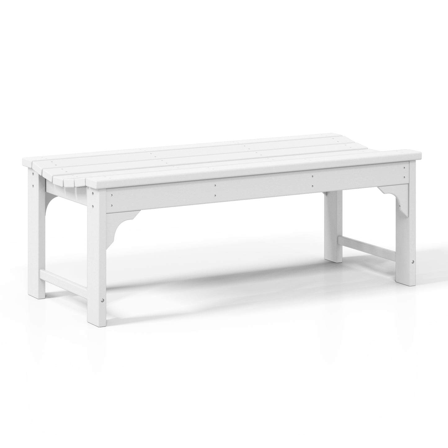 Concord All-Weather Outdoor Garden Backless Bench (46" Wide) Seahawk Designs Patio Benches