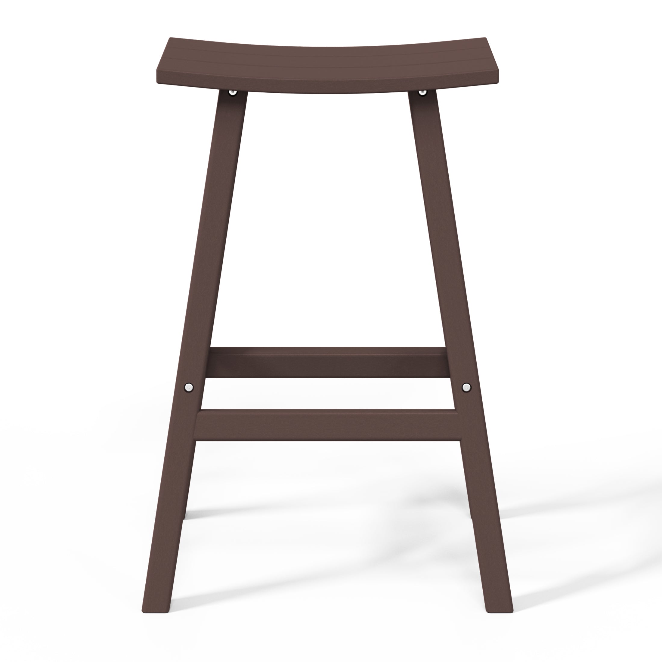 Stockholm All-Weather Outdoor Saddle Bar Stool (29" Height) Seahawk Designs Patio Bar & Counter Stools