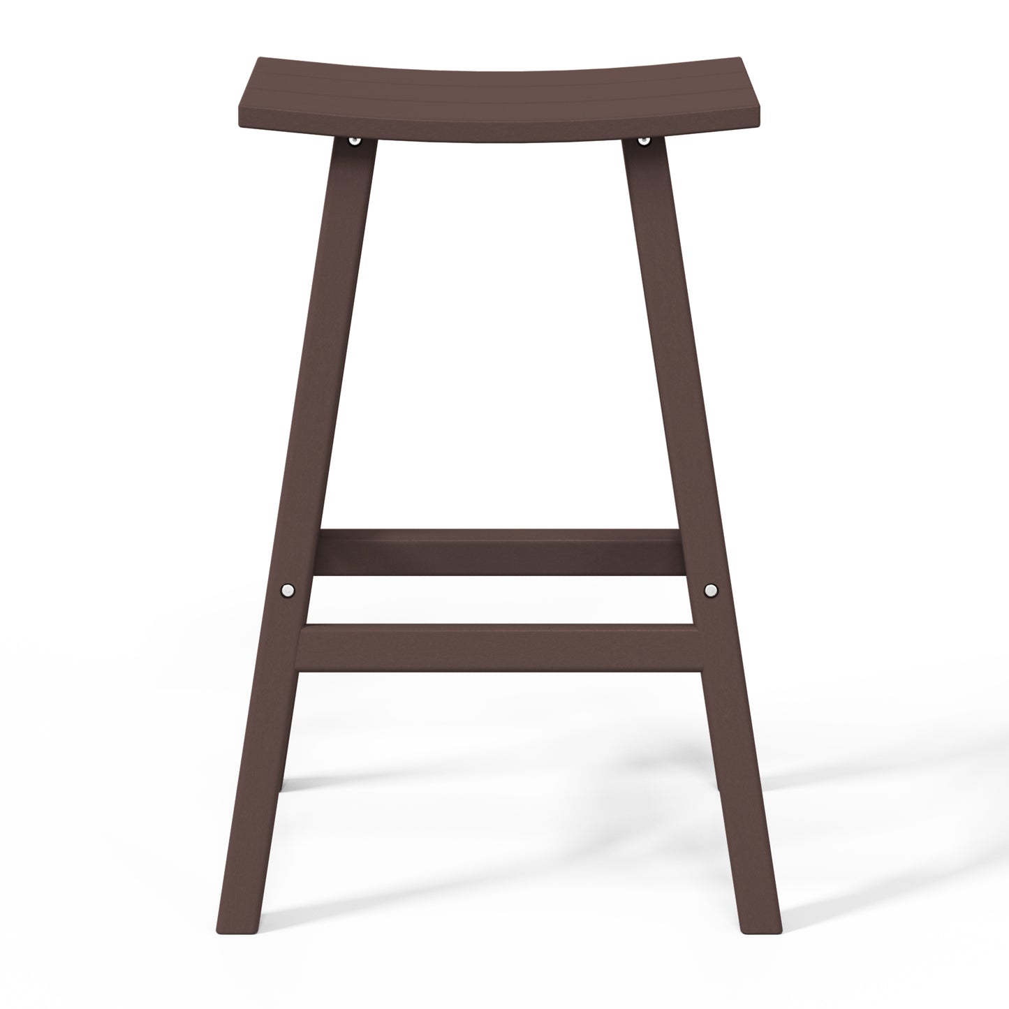 Stockholm All-Weather Outdoor Saddle Bar Stool (29" Height) Seahawk Designs Patio Bar & Counter Stools