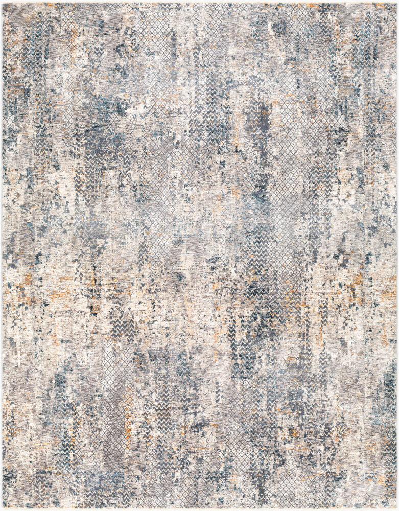 Cardiff Machine Woven Rug — Beige/Blue
