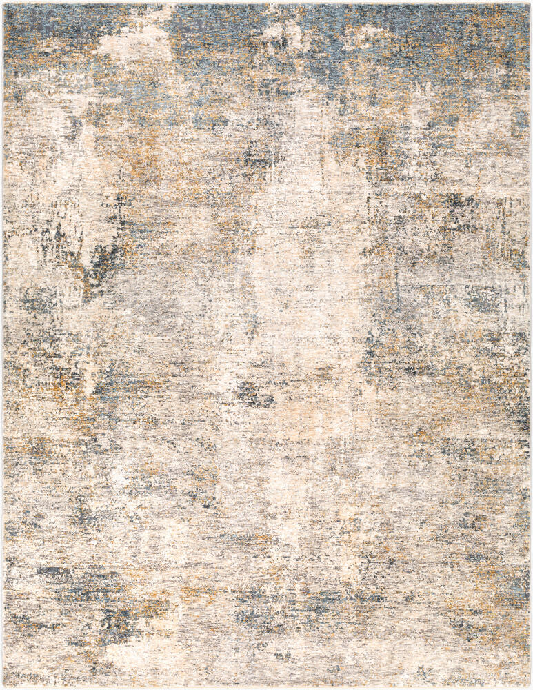 Cardiff Machine Woven Rug — Dark Blue/Light Blue