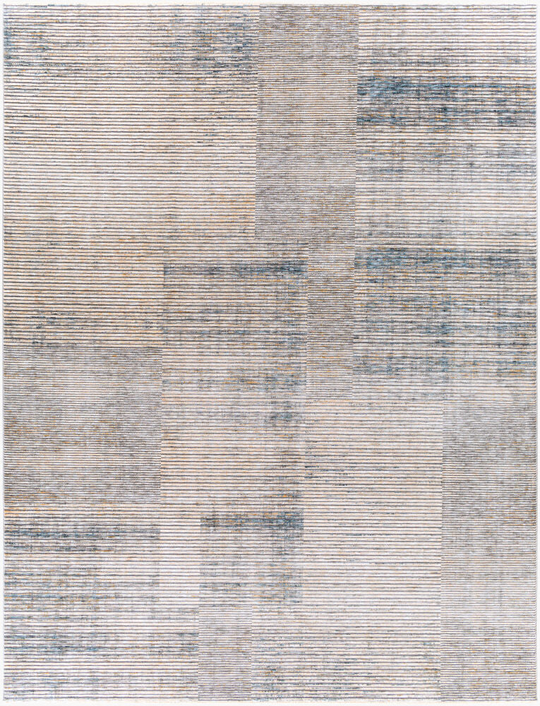 Cardiff Machine Woven Rug — Cream/Denim
