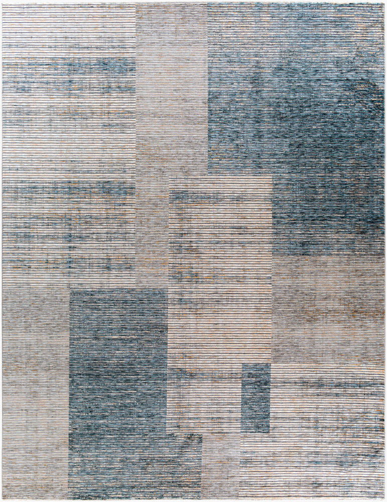 Cardiff Machine Woven Rug — Cream/Gray