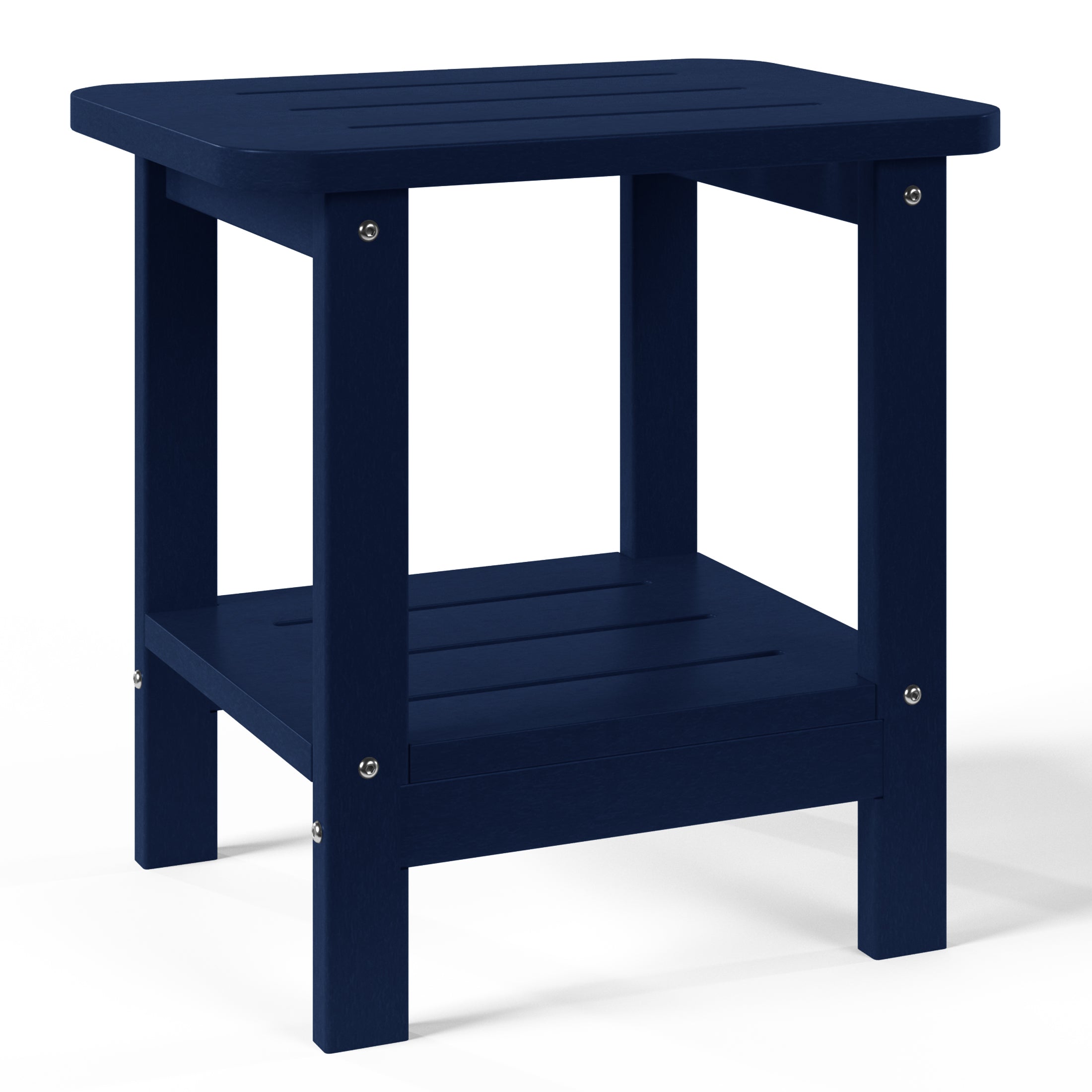 Santa Barbara Side Table Navy Blue Seahawk Designs Patio Side Tables