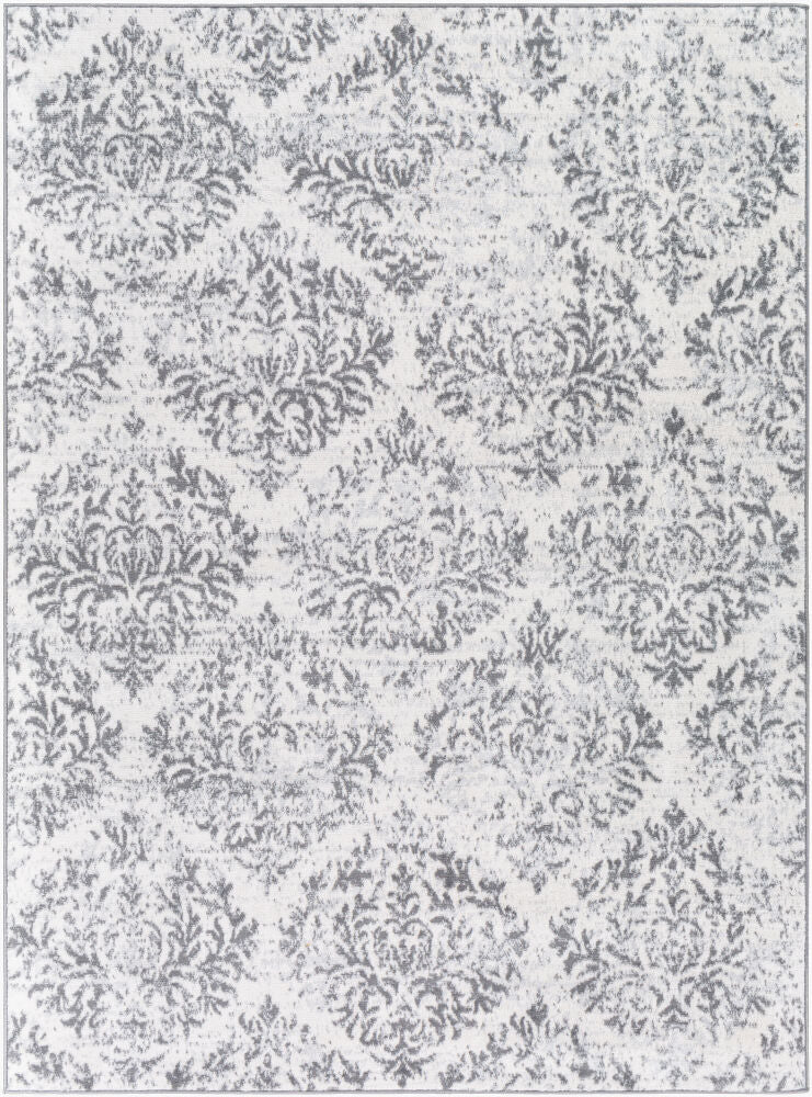 Cesar Machine Woven Rug — Cream/Gray