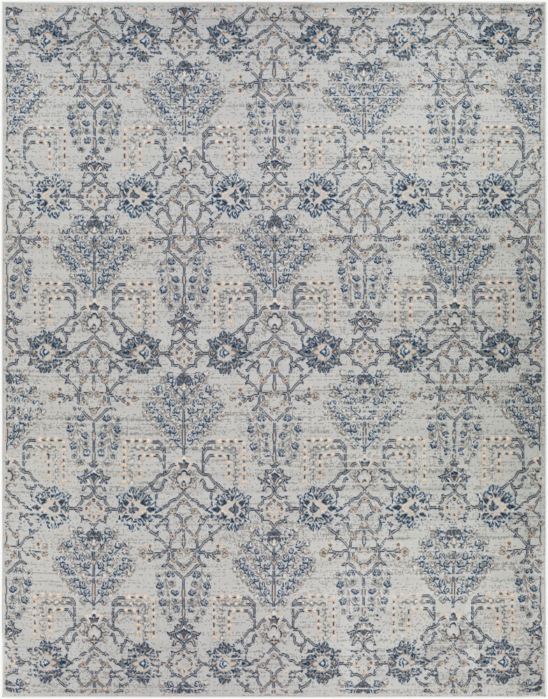 Cesar Machine Woven Rug — Cream/Gray