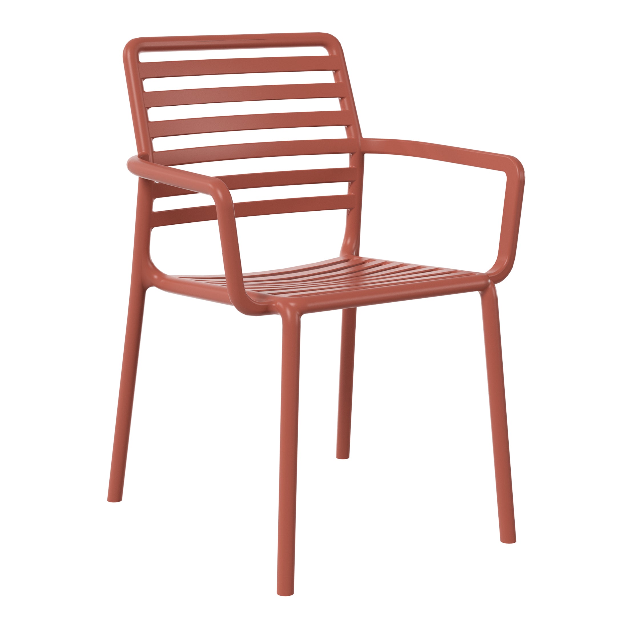 Polyform Stacking Dining Arm Chair (Set of 4) Seahawk Designs Patio Dining Chairs