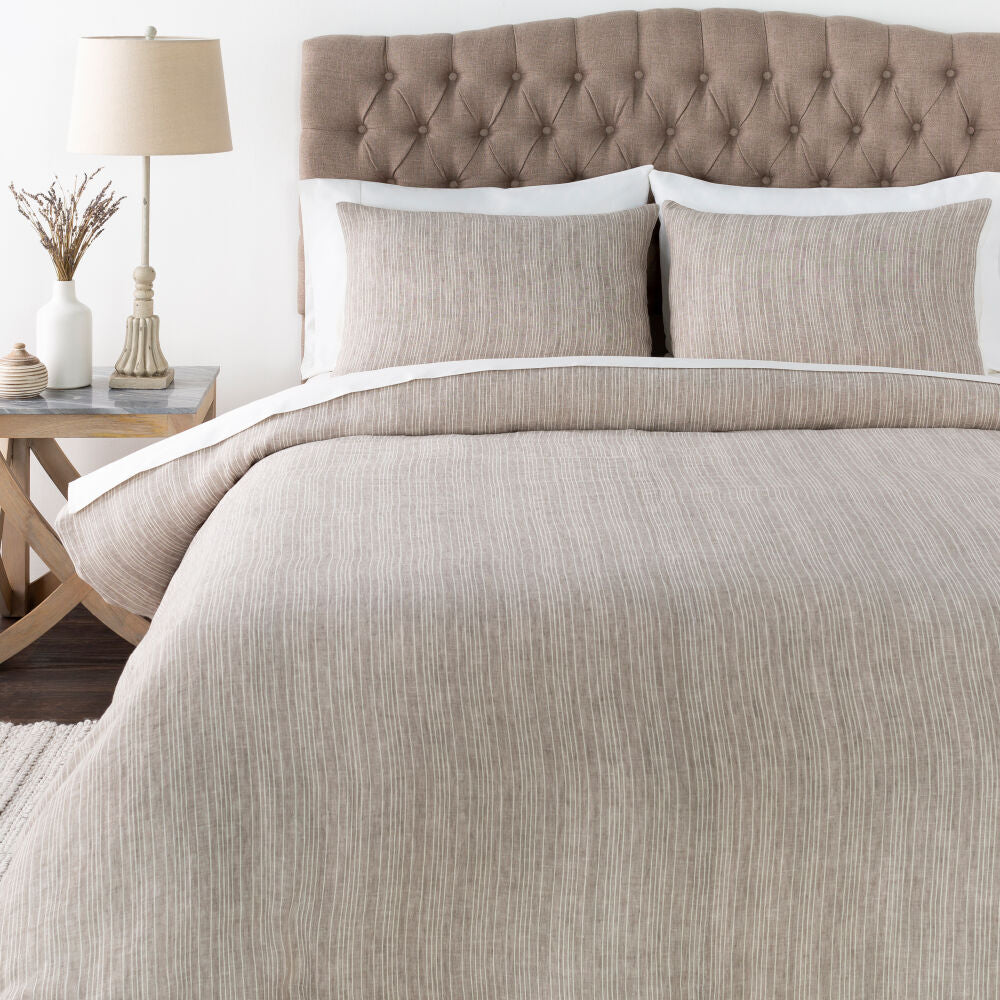 Cameron Bedding Swatch — Cream/Tan