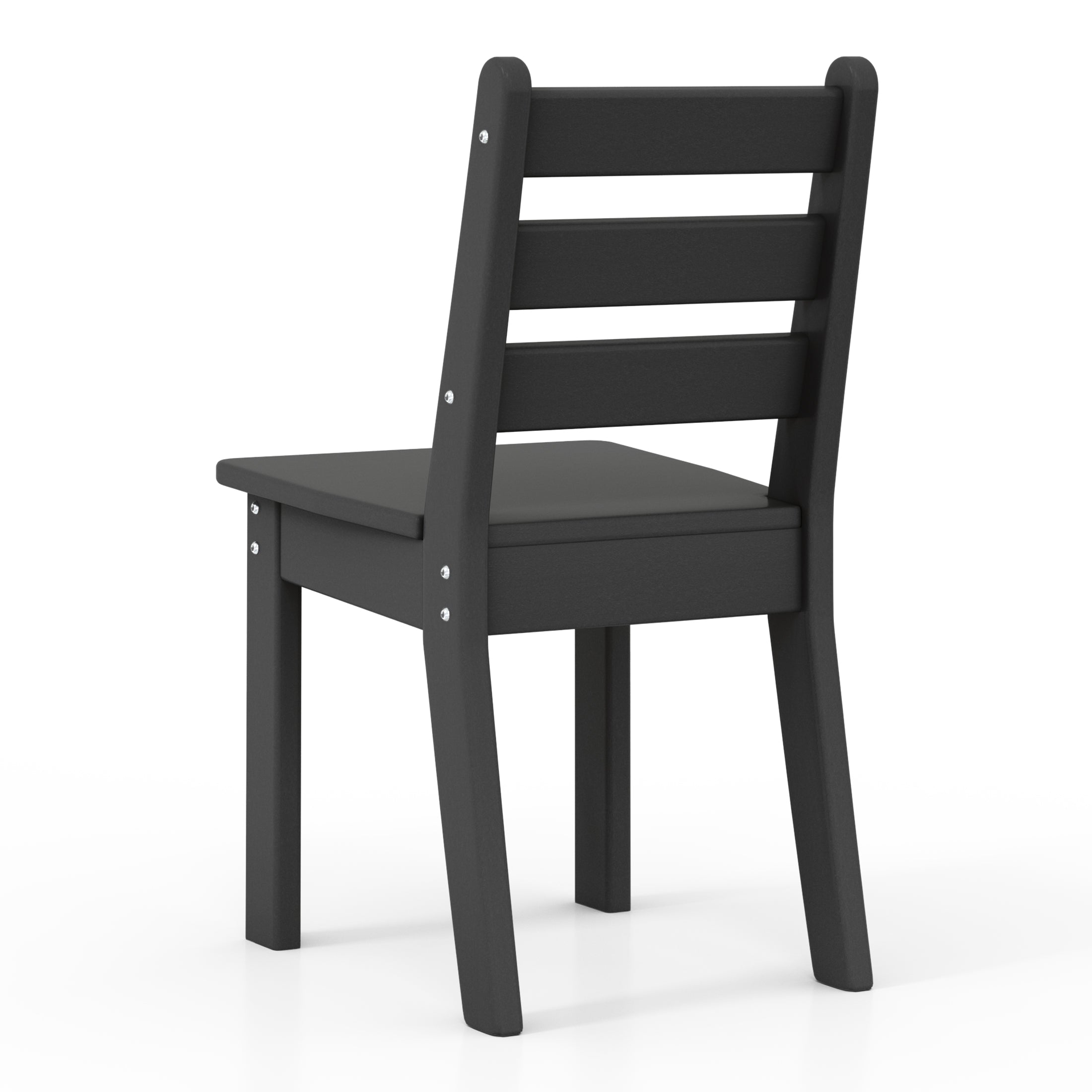 Tiny Terraces Kids' All-Weather Outdoor Dining Chair (Set of 2) Seahawk Designs Kids Patio Dining Chairs