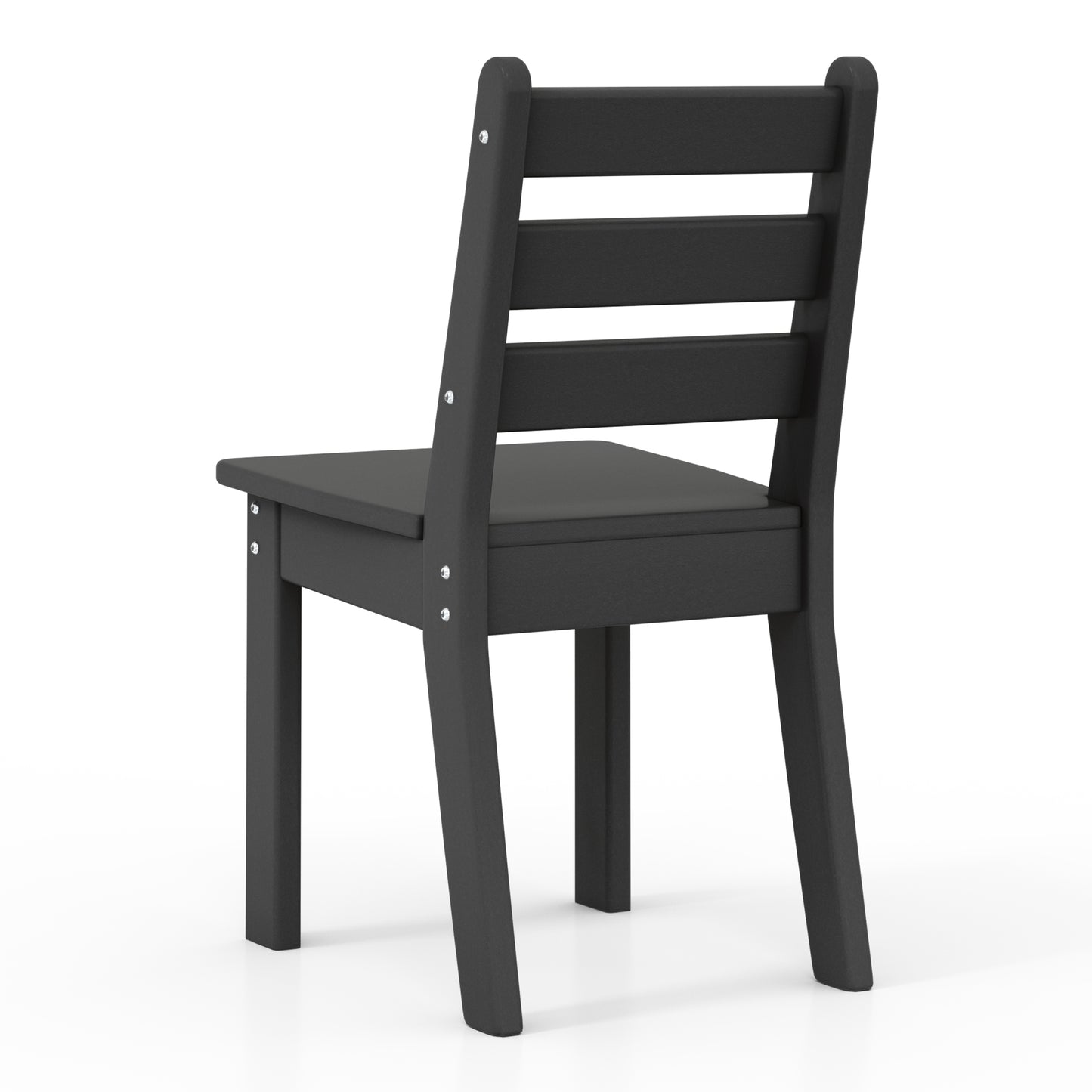 Tiny Terraces Kids' All-Weather Outdoor Dining Chair (Set of 2) Seahawk Designs Kids Patio Dining Chairs